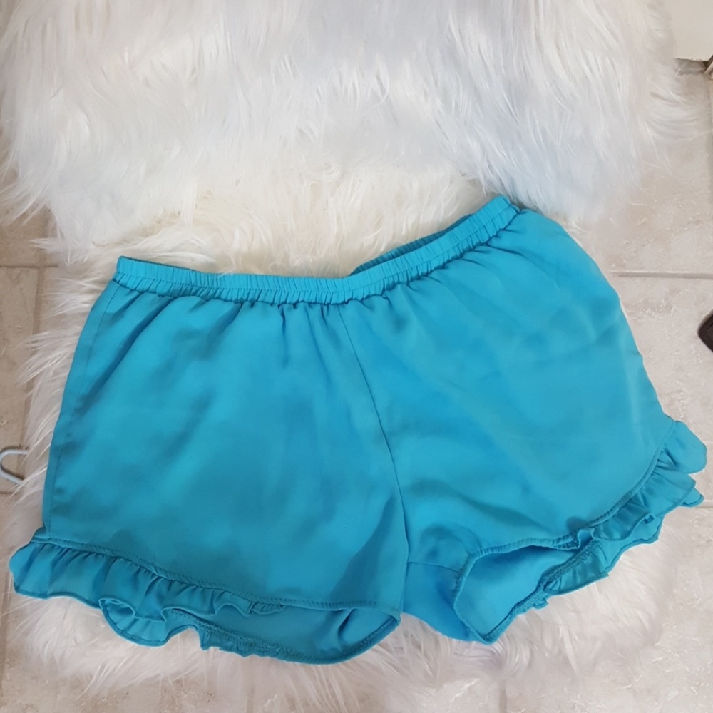 Turquoise boutique shorts